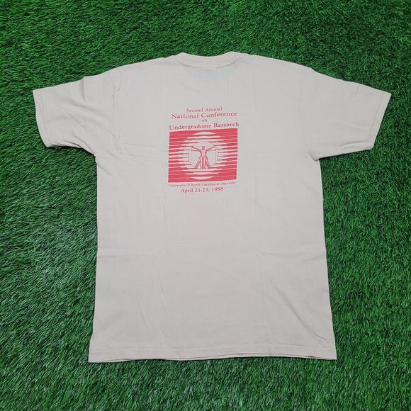 Vintage 1988 UNC Asheville Conference T-Shirt Mens Medium UNC - Picture 1 of 10